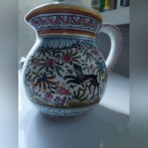 Ceramicas De Coimbra Portugal Pitchers Handpainted Pre-owned Ceramic